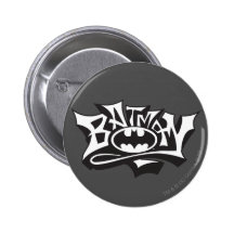 Nom de graffiti de Batman Badge