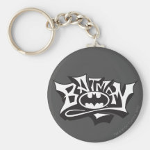 Nom de graffiti de Batman Porte-clés