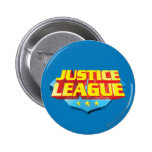 Nom de ligue de justice et logo de bouclier badge