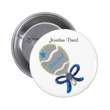 NOM de PERSONNALISER bienvenu de bouton de bébé Badge Avec Épingle