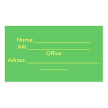 Nom : ____________________Job : ________________… Modèle De Carte De Visite