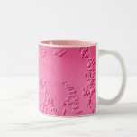 Nom ou initiales personnalisé par rose lumineux tasses