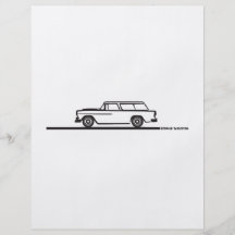 Nomade 1955 de Chevy Tract Customisé