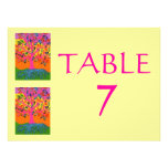 NOMBRES de TABLE d'affaire de service OU de soirée Invitations