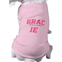 Noms d'animaux familiers de la diva - "GRACIE " Vêtements Pour Chien