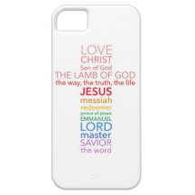 Noms de croix de Jésus iPhone 5 Case