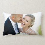 Noms de monogramme de photo épousant le coussin de