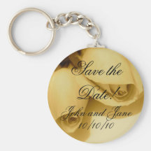 Noms et date Keychain de marié de jeune mariée de  Porte-clé