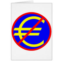 Non à l'euro cartes de vœux