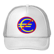 Non à l'euro casquette de camionneur