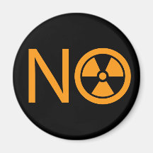 Non au rayonnement et à l'énergie nucléaire magnets
