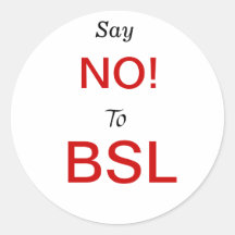 NON ! Autocollants de BSL