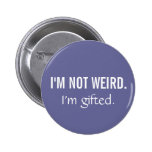 Non étrange badge
