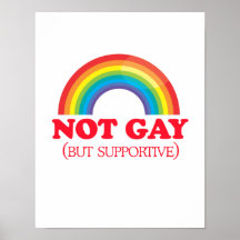 NON GAI, mais de support Posters