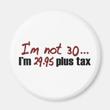 Non impôt 30 $29,95 plus aimants pour réfrigérateur