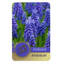 Norooz Mubarak. Aimant persan de cadeau de nouvell Magnet