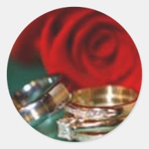 Nos fermetures d'enveloppe de mariage autocollants