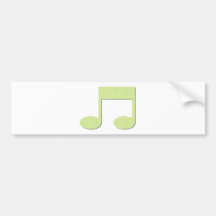 Note colorée de musique autocollant pour voiture