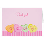 Note de Merci de coeur de conversation de Saint-Va cartes