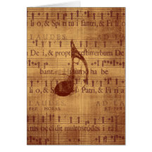 Note musicale cartes de vœux