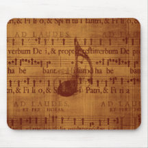 Note musicale tapis de souris