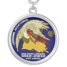 Notes bicentenaires de vue de la Louisiane de part Pendentifs