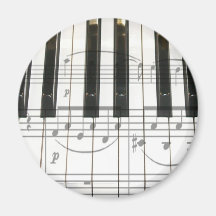Notes de clavier et de musique de piano aimants pour réfrigérateur