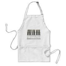 Notes de clavier et de musique de piano tabliers