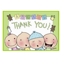 Notes de Merci de la babysitter Carte De Visite
