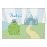 Notes de Merci de prince Folded de grenouille cartes