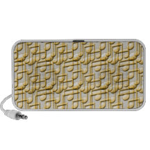 Notes de musique mini haut-parleur