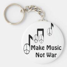 notes de musique porte-clef