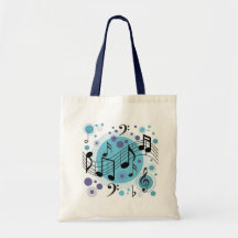 Notes de musique sac