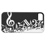 Notes musicales brouillées coques iPhone 5 Case-Mate