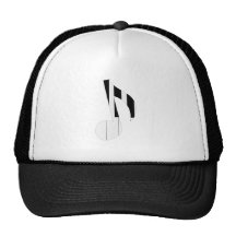 Notes musicales casquette de camionneur
