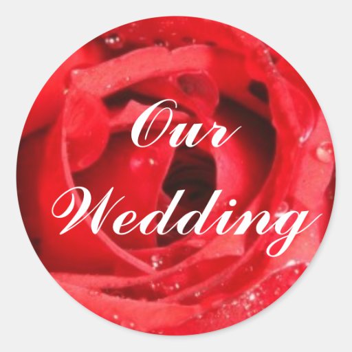 Notre autocollant de mariage