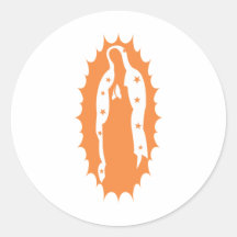 notre dame d'orange de Guadalupe Autocollants