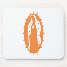 notre dame d'orange de Guadalupe Tapis De Souris