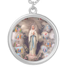 Notre Madame de Lourdes Colliers Personnalisés