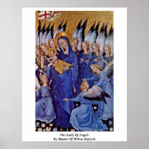Notre Madame Of Angels By Master de diptyque de Wi Poster