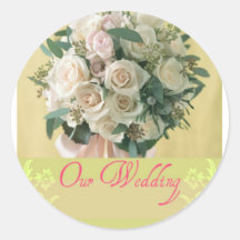 Notre mariage autocollants