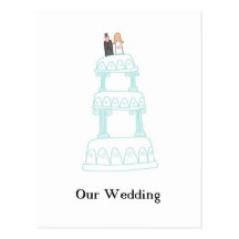 Notre mariage cartes postales