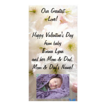 Notre plus grand amour ! Famille PhotoCard Valenti Photocarte Personnalisée
