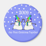 Notre premier Noël ensemble 2009 (bonhommes de nei Magnets