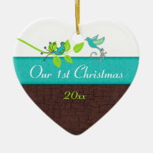 Notre premier ornement de souvenir de Noël