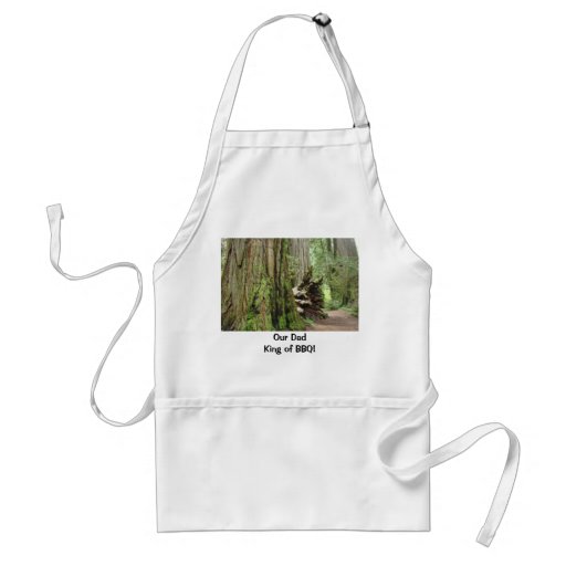 Notre roi de papa de BBQ ! grands arbres de séquoi