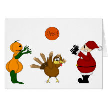 N'oubliez pas le thanksgiving cartes de vœux