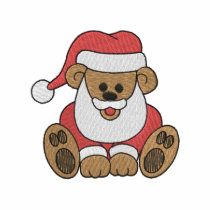 Nounours de Père Noël polos brodés