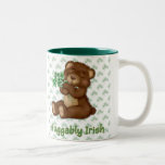 Nounours irlandais de shamrock mugs