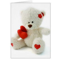 Nounours mignon de Love* d'ours *Teddy Cartes De Vœux